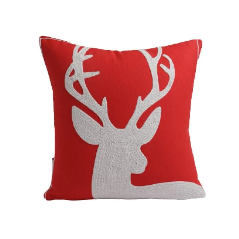 Deer Silhouette Cushion Cover media 3
