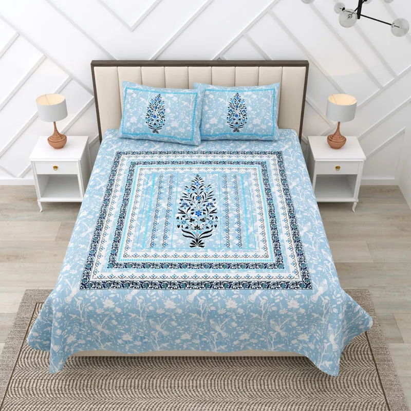 Aangan Petals Cotton Bedsheet - 180 TC media 3