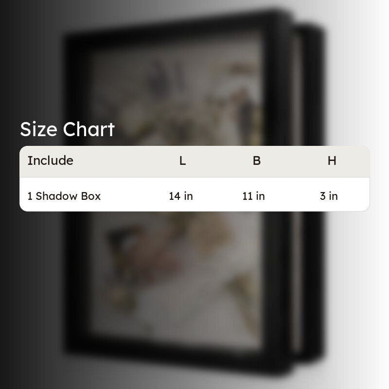 WoodEdge MDF Shadow Box - Black media 6