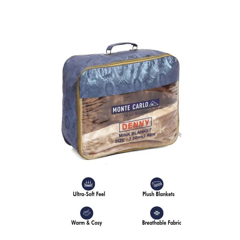 Monte Carlo Autumn Embrace Blanket(Brown) - 600 GSM media 7