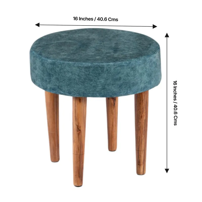 Ovrox Sheesham Wooden Bench - Blue media 11
