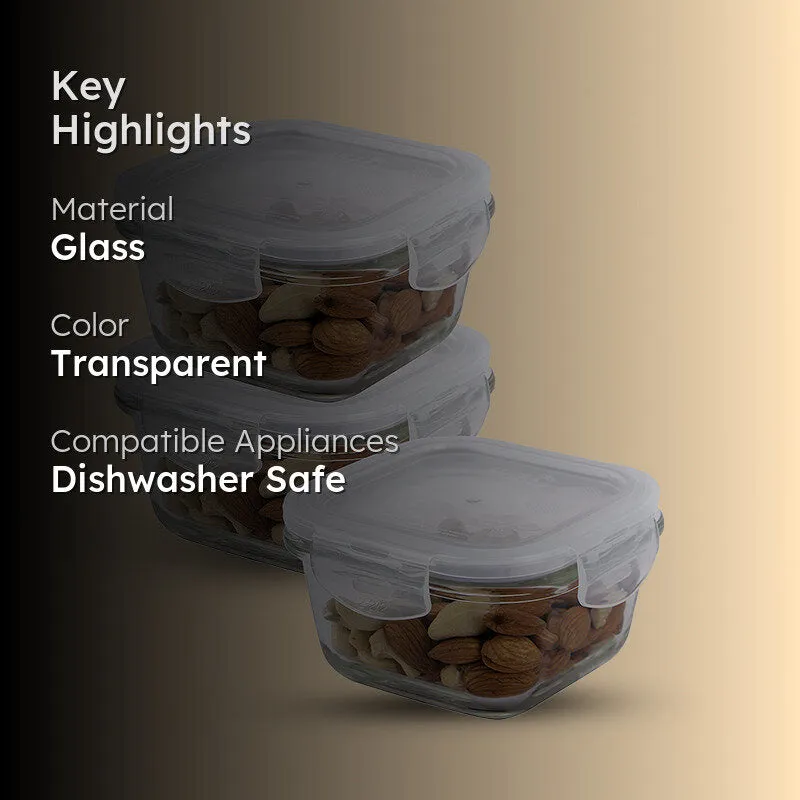 Fresh Lock Storage Container (300 ML Each) - Set Of Three media 2