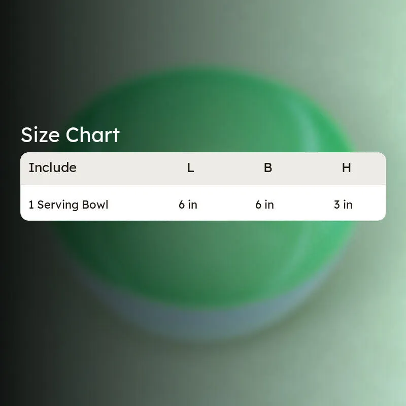 Axl Serving Bowl (Green & White) - 800 ML media 9