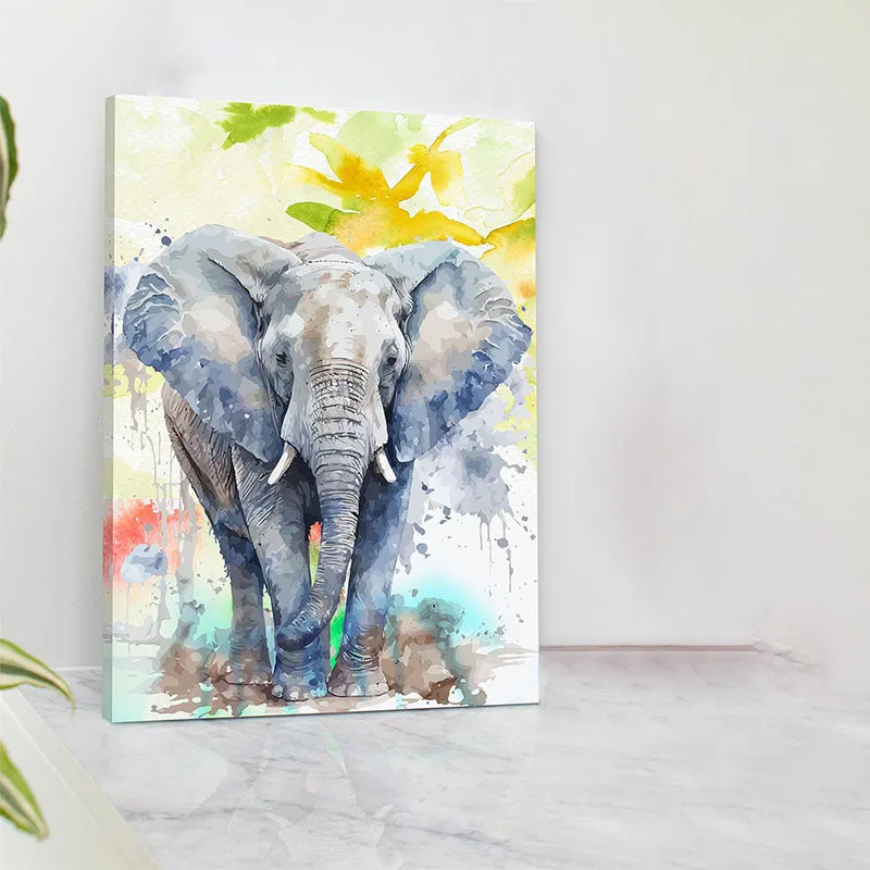 Tusker Twist Canvas Wall Painting media 2