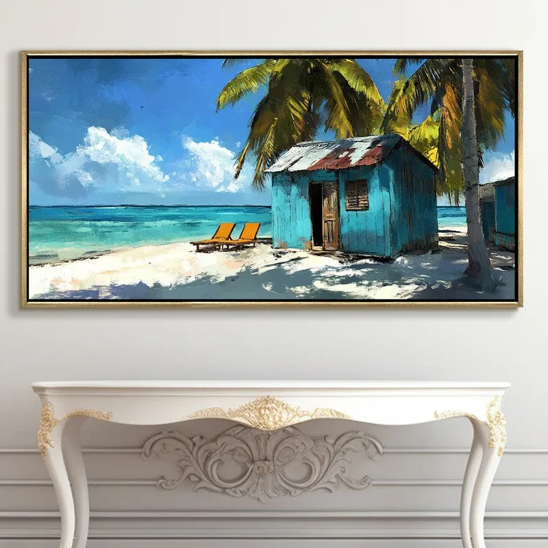 Haven Canvas Wall Painting With Frame media 5