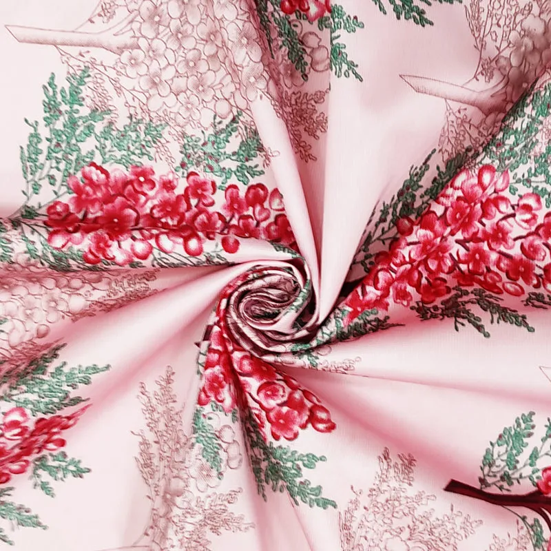 Rosamund Floral Artificial Silk Curtain - Set Of Two media 5