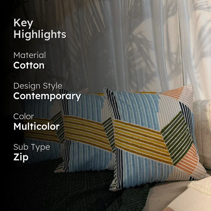 Abstract Geo Cushion Cover - Set Of Three media 2