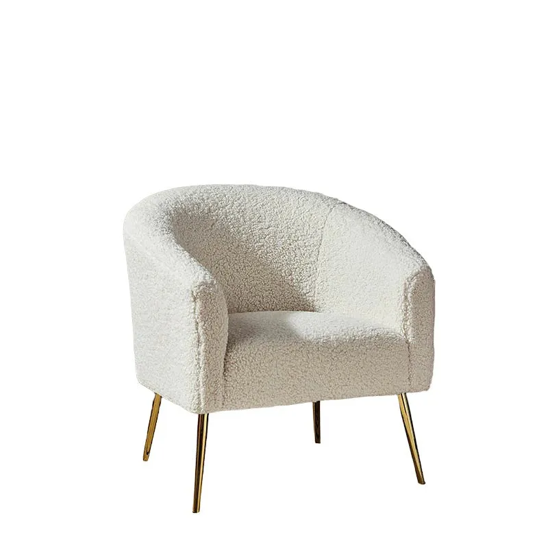 Stylo Neem Wood Accent Chair - White media 3