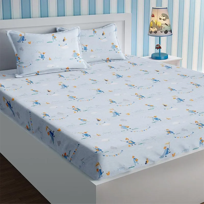 Skye Kids Cotton Bedsheet - 210 TC media 1