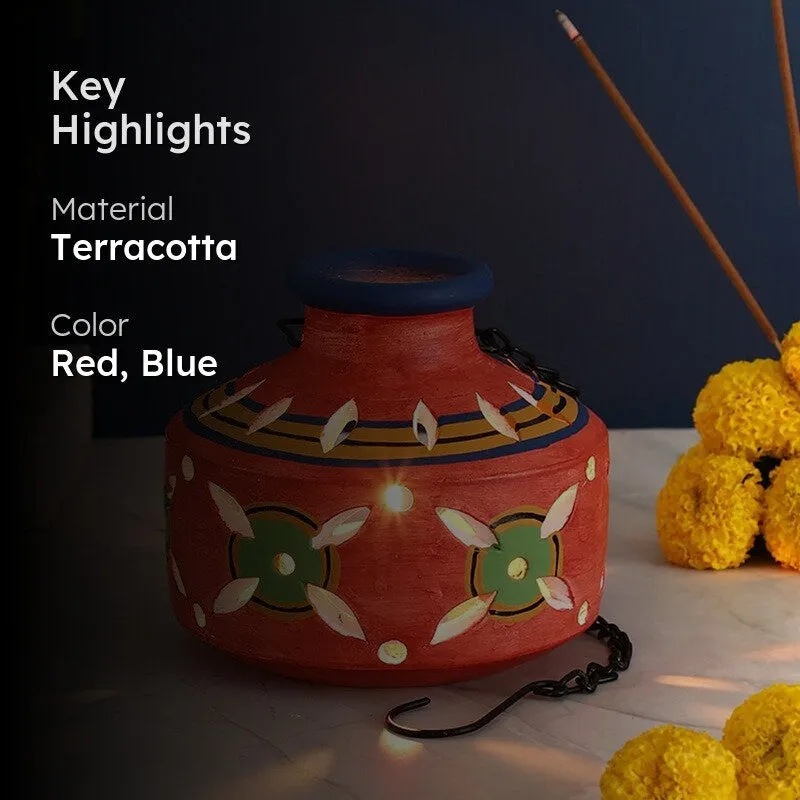 Mandala Magic Tea Light Holders - Red,Blue media 2