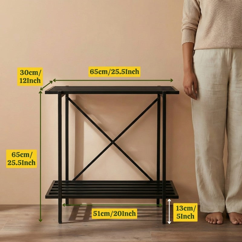 Leafnest Metal Planter Stand - Black media 9