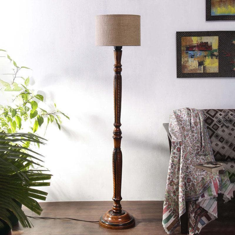 Old School Floor Lamp - Beige media 3