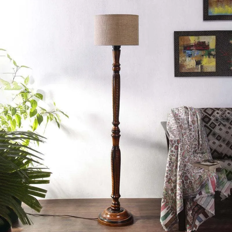 Old School Floor Lamp - Beige media 3