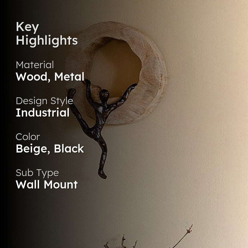 Rise Wood & Metal Wall Decor media 2