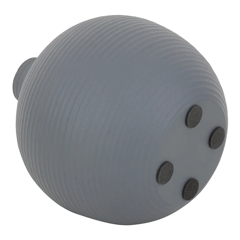 Vesare Curve Aluminium Vase - Blue media 4