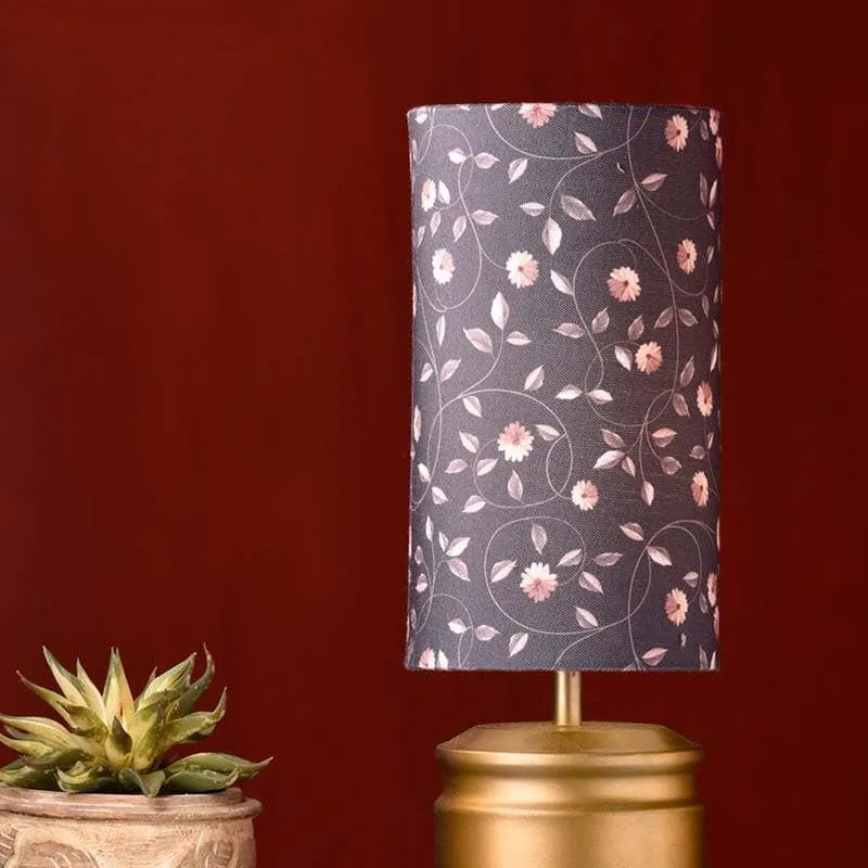 Twining Vines Fabric Table Lamp - Multicolor media 3