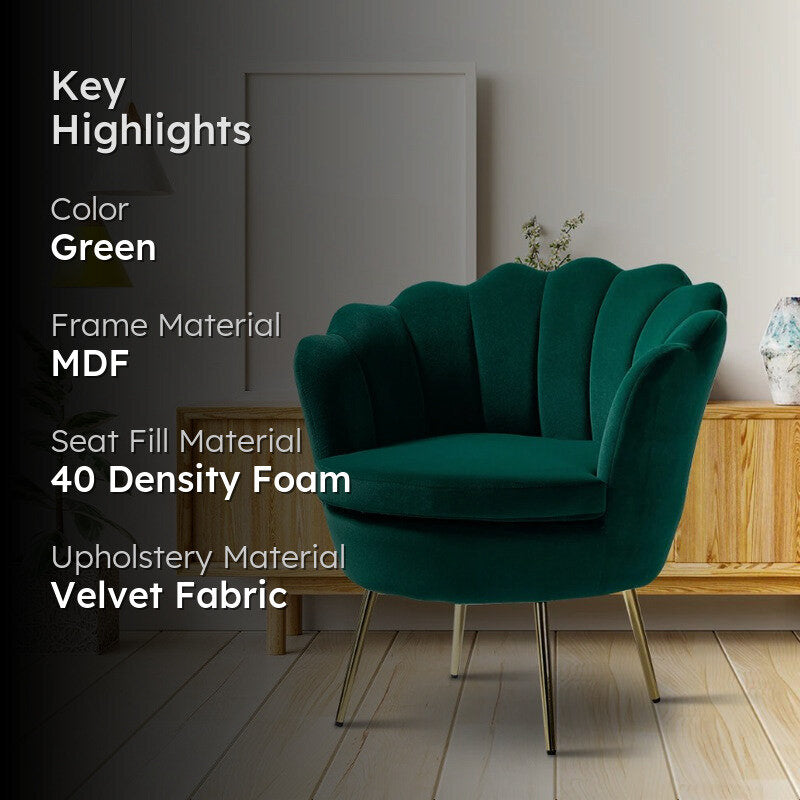Zenvira Meadow Accent Chair  Green media 2