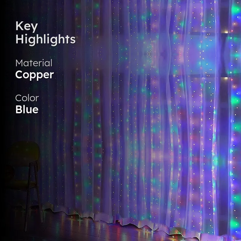 Asteria Copper String Light - Blue media 2