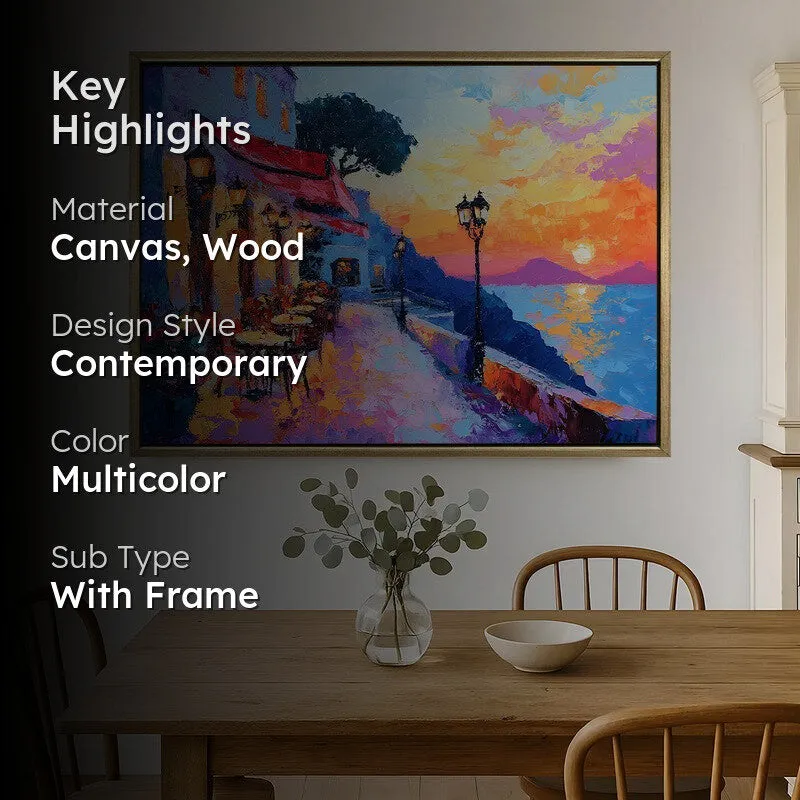 Alfresco Canvas Wall Painting With Frame media 2