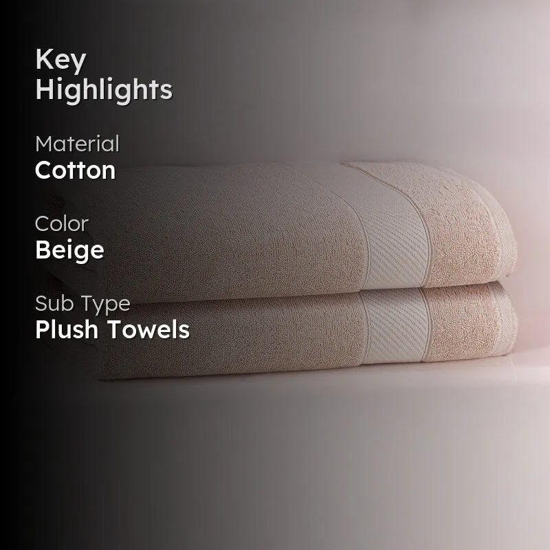 Reign Bath Towel (Sandstone) - Set Of Two media 2
