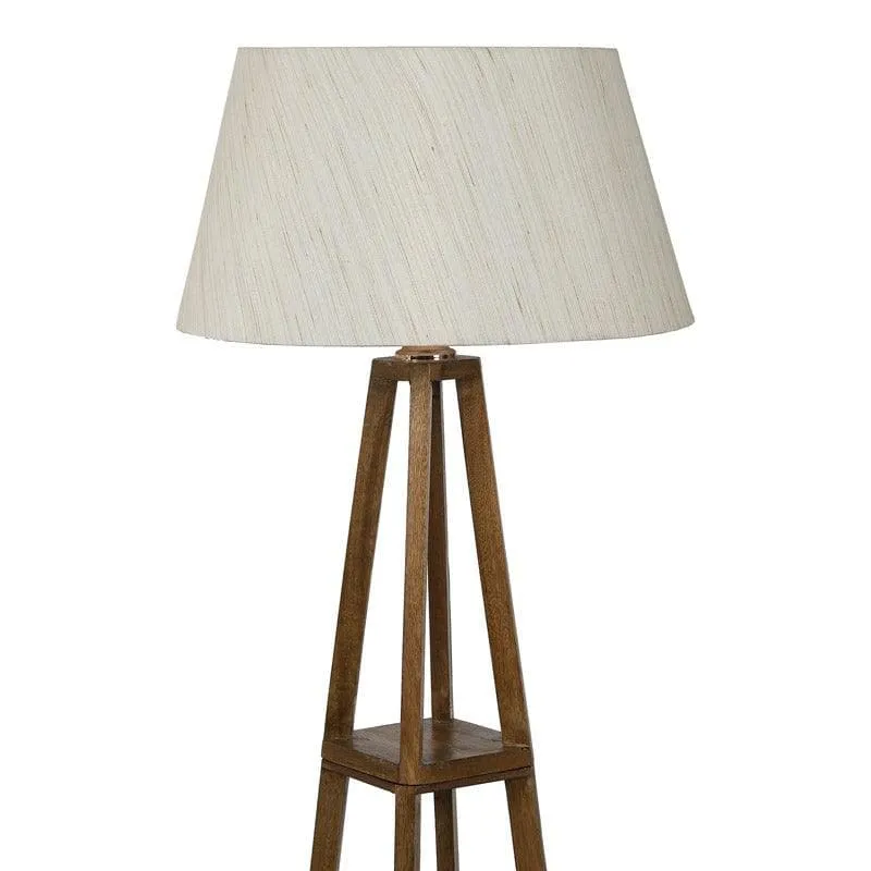 Blace Netima Floor Lamp With Shelf - Bisque media 5