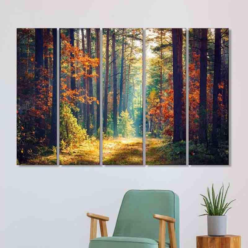 Jungle Wall Art - Five Piece Set