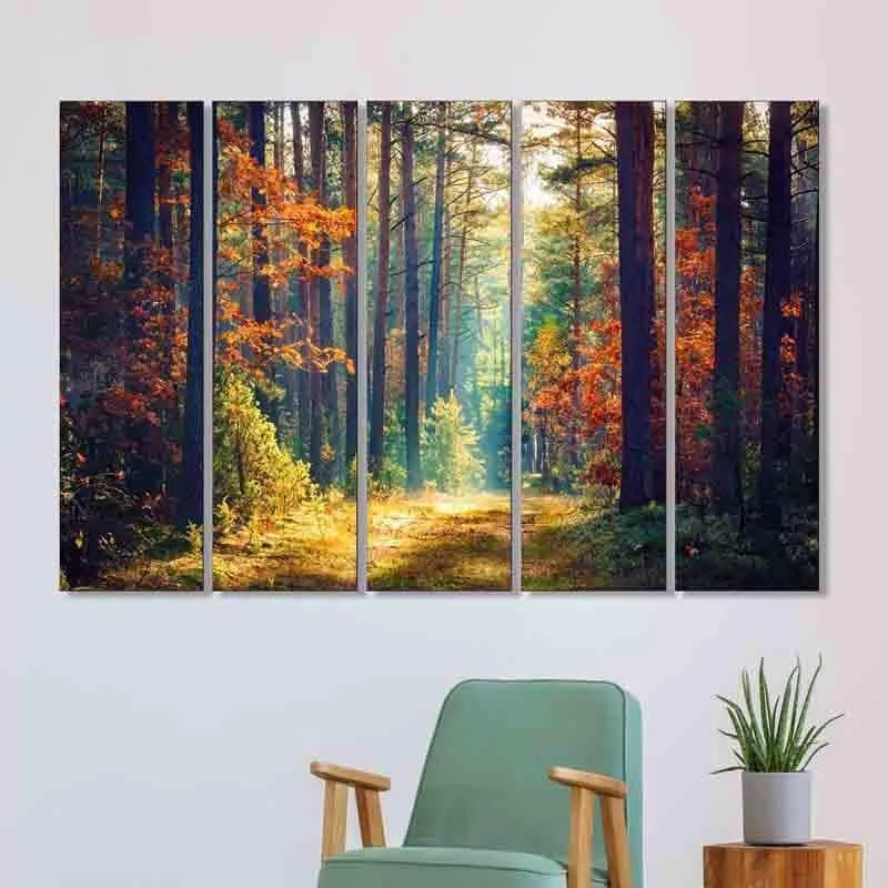 Jungle Wall Art - Five Piece Set media 1
