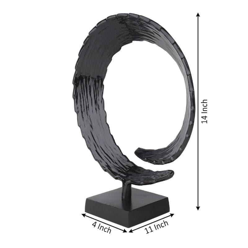 Serene Spiral Showpiece - Black media 4
