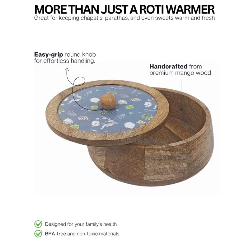 Rasva II Wood Roti Box - Blue media 6