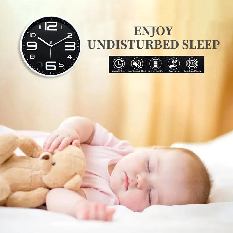 Cadence Analog Wall Clock - Black media 7