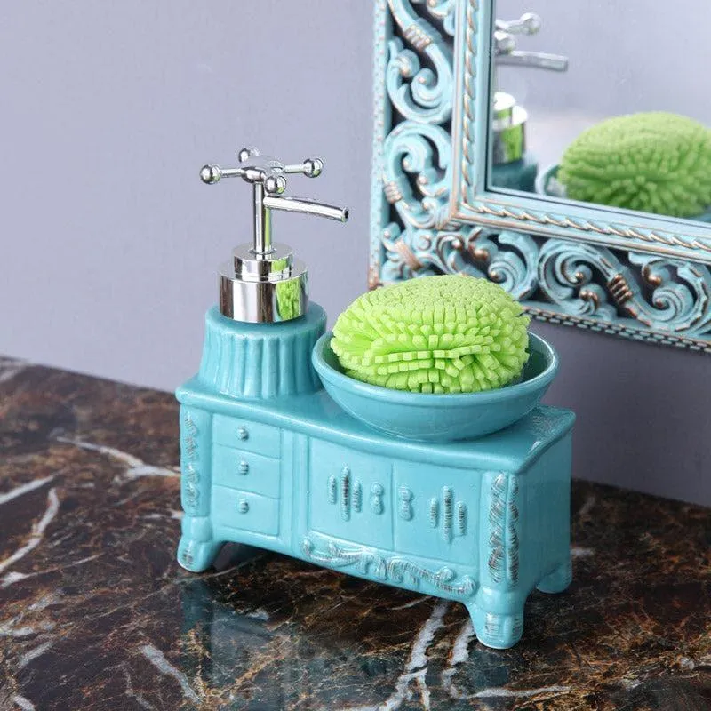 Vanity Magic Soap Dispenser - Blue media 1