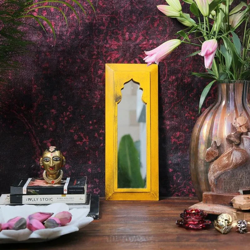 Frames of Reflection (Yellow) Wall Mirrors - Set Of Three media 3