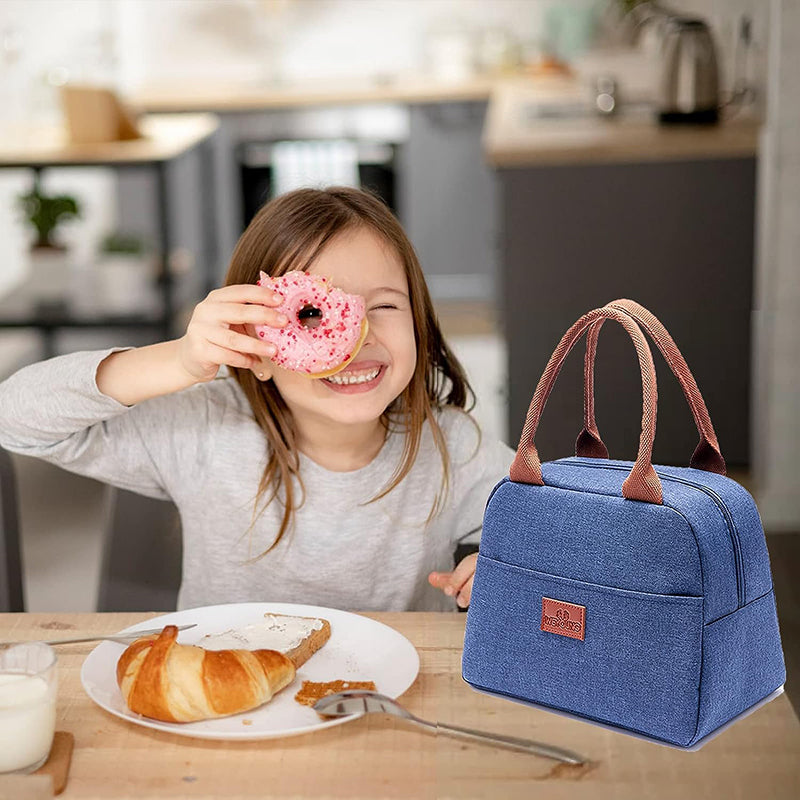 Binta Nylon Lunch Bag - Blue media 3