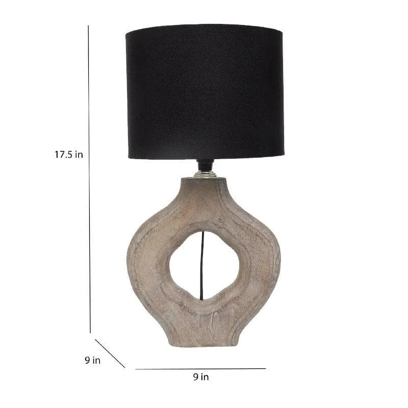Bisara Kian Fabric Table Lamp - Black media 5