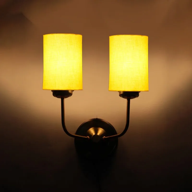 Lumoire Duo Metal Wall Lamp - Gold,Yellow media 7