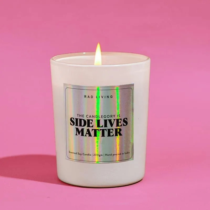 Side Lives Matter Scented Candle media 4
