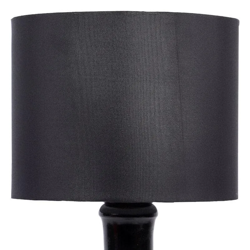 Blace Hiber Fabric Table Lamp - Black media 5
