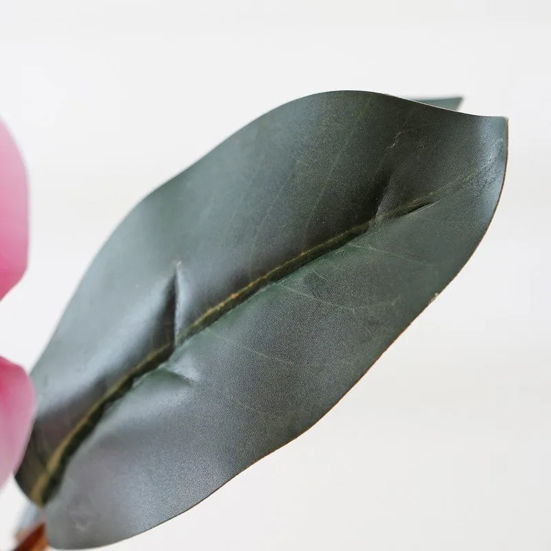 Floreva Magnolia Silicone Artificial Flower - Pink media 6