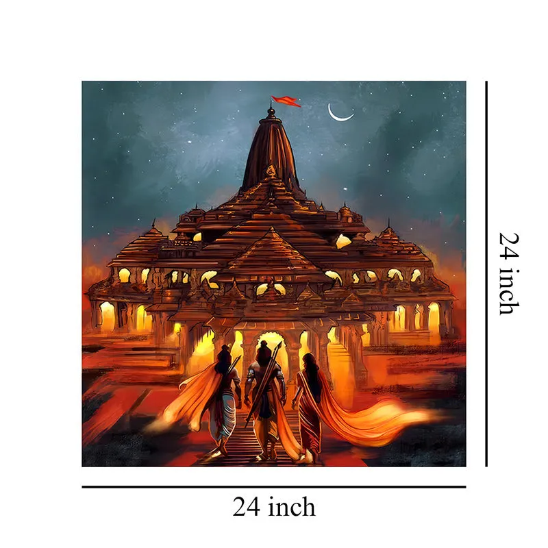 Rama Rajya Vision Wall Painting media 7