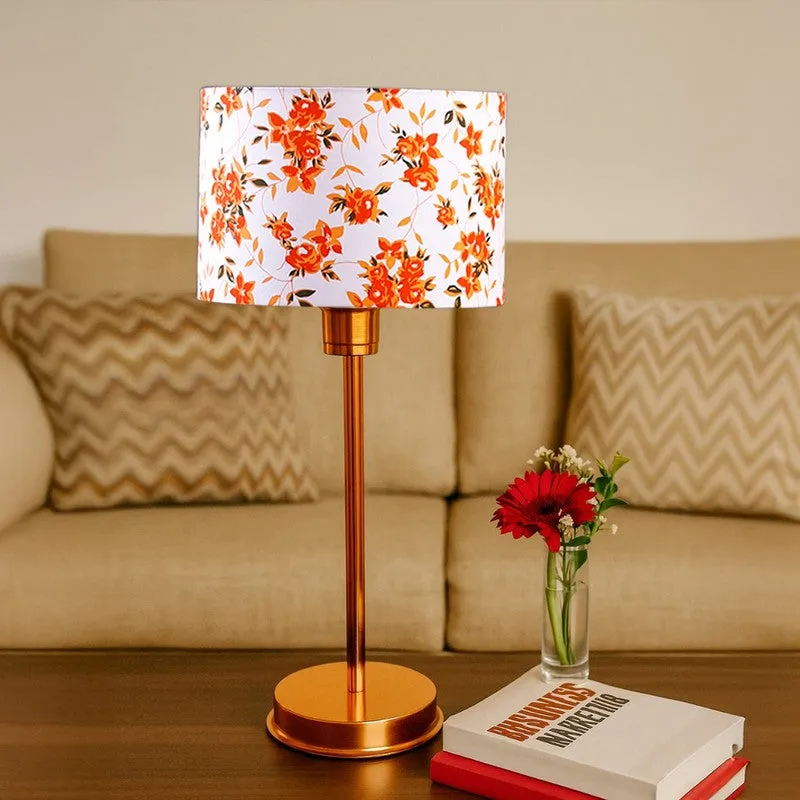 Kavira Soly Floral Metal Table Lamp - Multicolor media 4