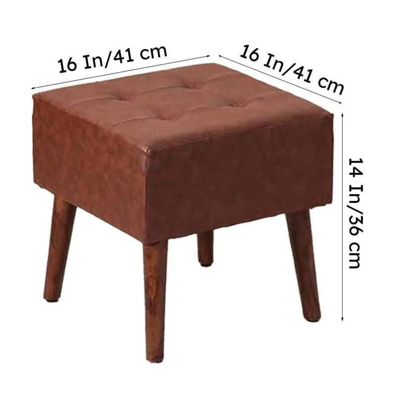 Central Base Ottoman - Brown media 8