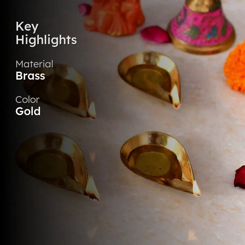 Decorative Dhola Diya - Set Of Twelve media 2