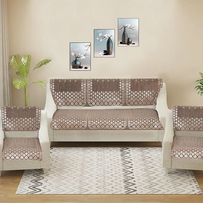 Emsy Sofa Cover - Brown media 1