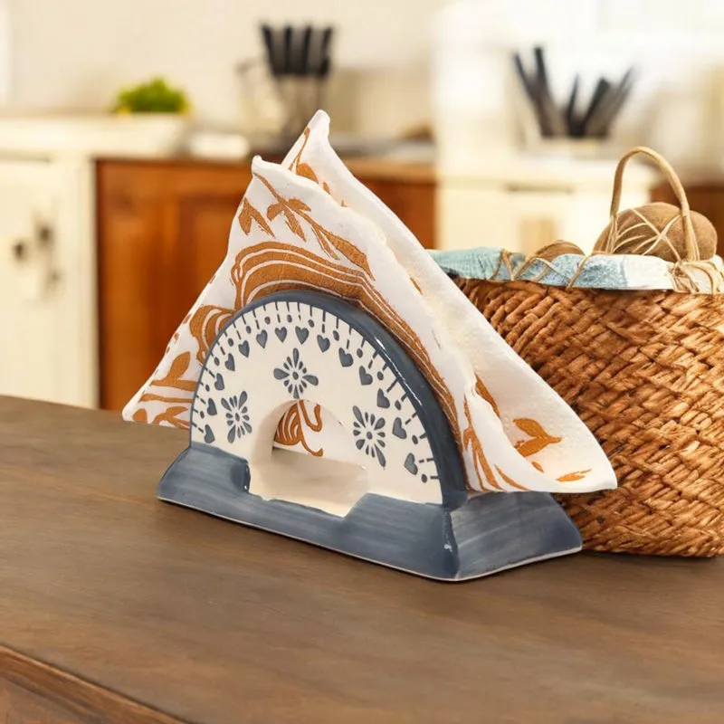 Ambar Ceramic Tissue Holder - Grey media 1
