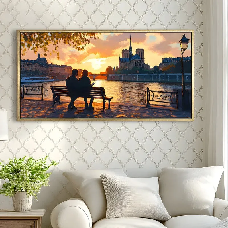 Sunhush Canvas Wall Painting With Frame media 4