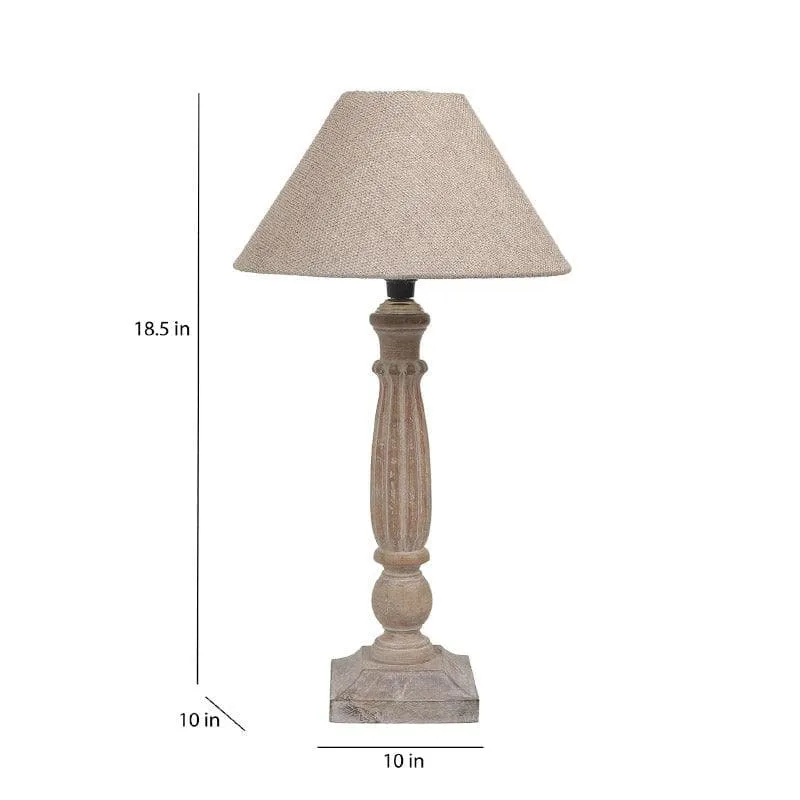 Tira Magni Fabric Table Lamp - White media 5
