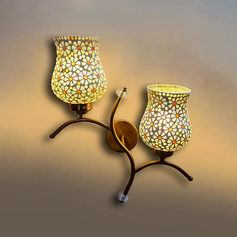 Aurelia Glow Twin Glass Wall Lamp - Multicolor media 6