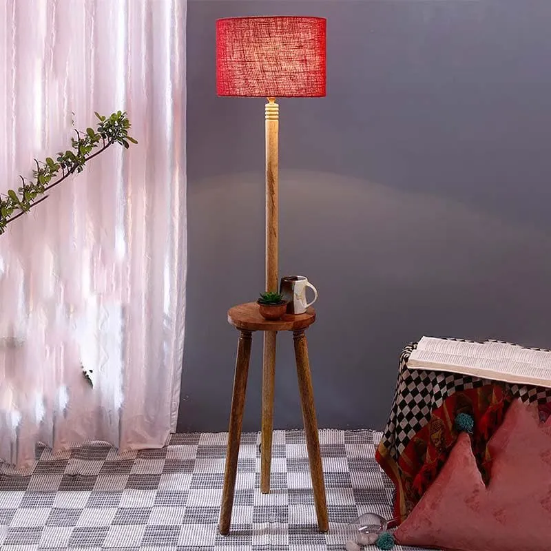 Tripod Floor Lamp - Red media 1