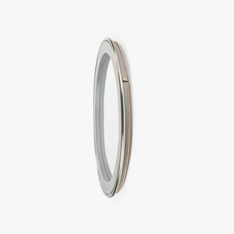 Orange Tree Tosi Round Wall Mirror - Gold,Silver media 8