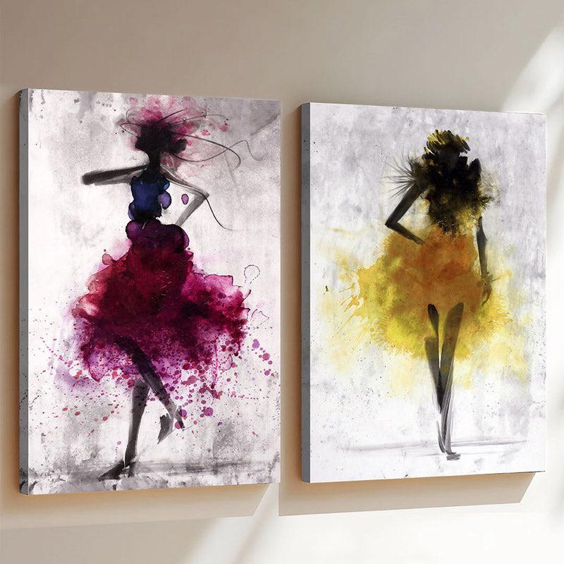 Clara Fem Wall Art - Set of Two